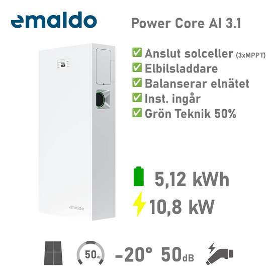 Emaldo Power Core AI - 5,12 kWh 10,8 kW