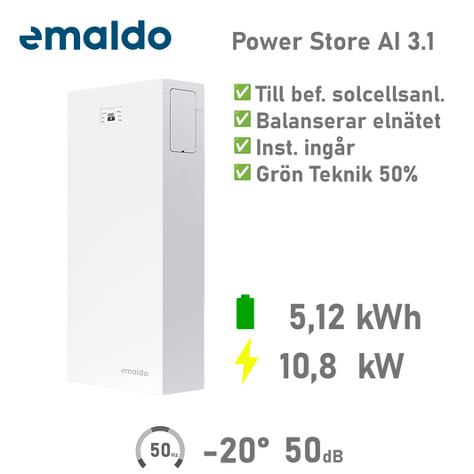 Emaldo Power Store AI 3.1 - 5,12 kWh 10,8 kW