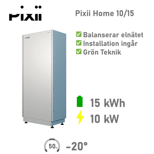 Pixii Home Energilagring 10/15 kWh