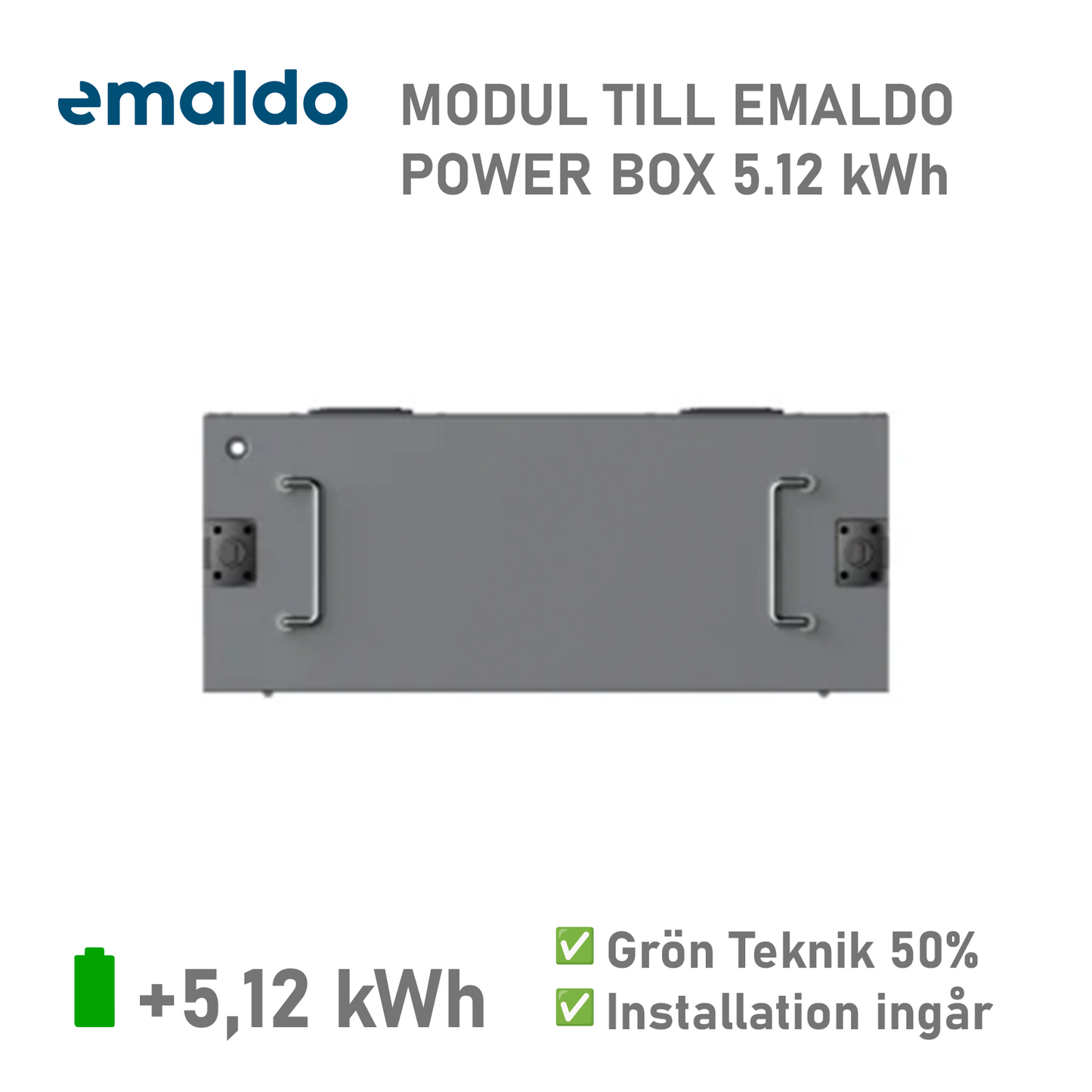 Emaldo Batterimodul Power Box 5,12kWh