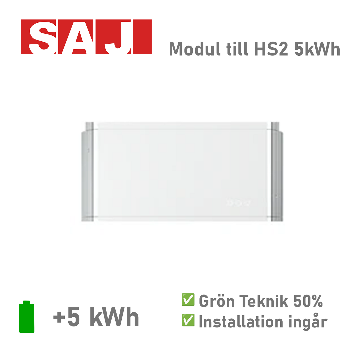 SAJ BU2-5.0-HV5 (Batterimodul)